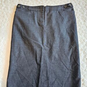 Club Monaco business casual skirt pinstripes office 4